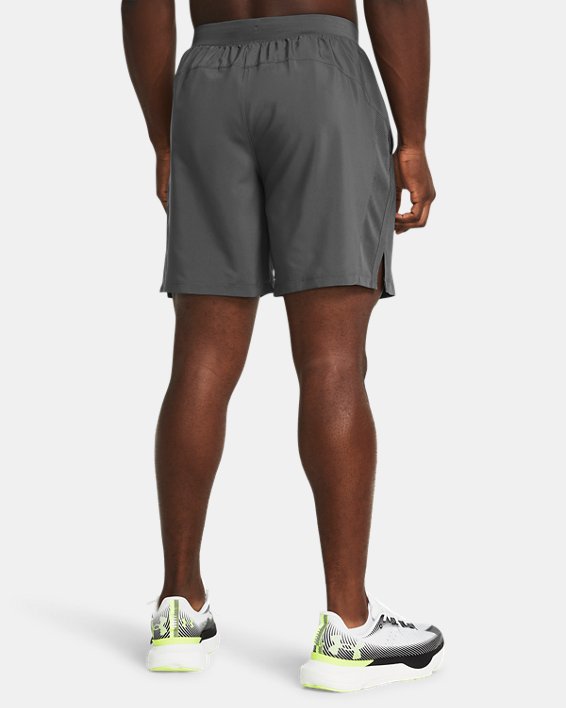 Men's UA Launch Unlined 7" Shorts, Gray, pdpMainDesktop image number 1